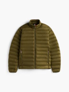 Flag Embroidery Packable Quilted Jacket — Green 8