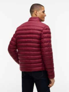 Flag Embroidery Packable Quilted Jacket — Red 5