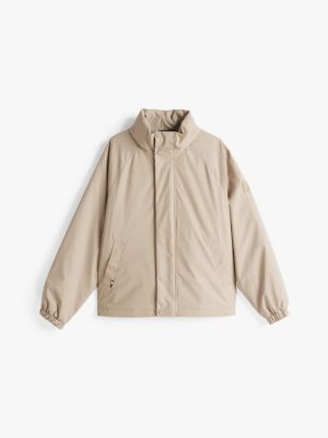 khaki water repellent regatta jacket for men tommy hilfiger