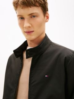 Flag Embroidery Zip-Thru Harrington Jacket — Black 4