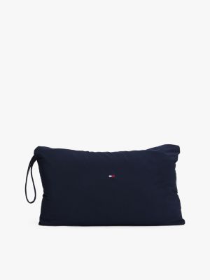 paletot compressible déperlant bleu pour hommes tommy hilfiger