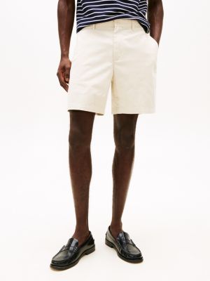 beige 1985 collection chino shorts for men tommy hilfiger