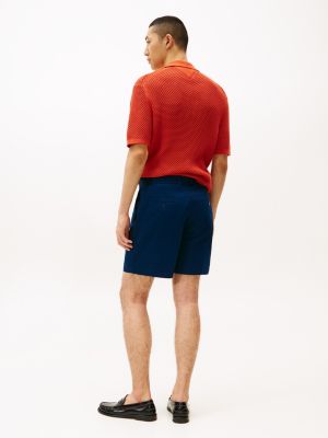 short chino 1985 collection bleu pour hommes tommy hilfiger