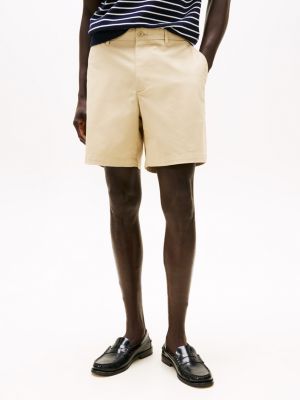 short chino 1985 collection beige pour hommes tommy hilfiger