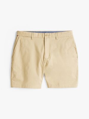 short chino 1985 collection beige pour hommes tommy hilfiger