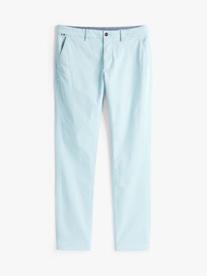 chino slim bleecker bleu pour hommes tommy hilfiger