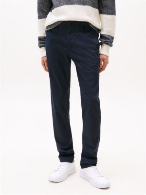 blue bleecker slim chinos for men tommy hilfiger