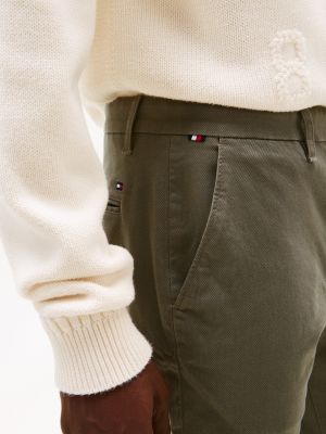 khaki bleecker slim chinos for men tommy hilfiger