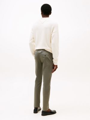 khaki bleecker slim chinos for men tommy hilfiger