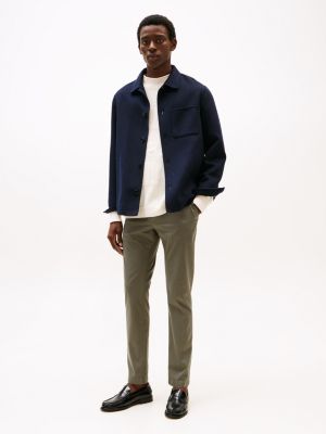 khaki bleecker slim chino voor heren - tommy hilfiger