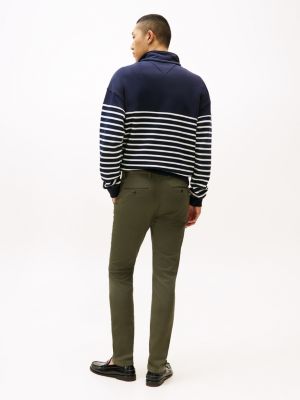 khaki bleecker slim chinos for men tommy hilfiger