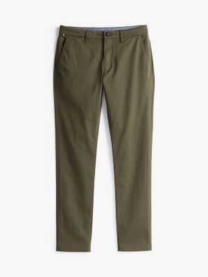 khaki bleecker slim chinos for men tommy hilfiger