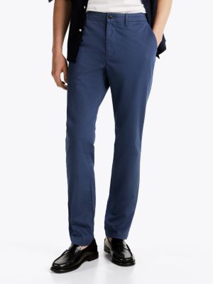 blue denton straight leg chinos for men tommy hilfiger