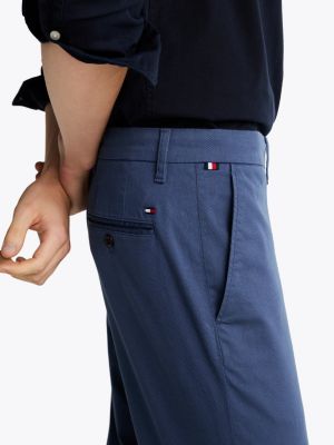 blue denton straight leg chinos for men tommy hilfiger