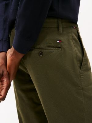 khaki denton straight leg chinos for men tommy hilfiger