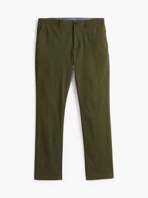 khaki denton straight leg chinos for men tommy hilfiger