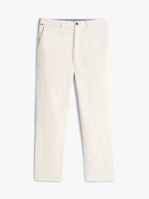 weiß denton straight leg fit chinos für herren - tommy hilfiger