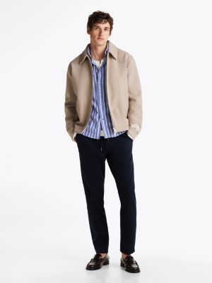 chino fuselé harlem à cordon de serrage blue pour hommes tommy hilfiger