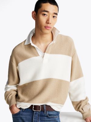 multi rugby jumper with cashmere for men tommy hilfiger