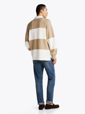 multi rugby jumper with cashmere for men tommy hilfiger