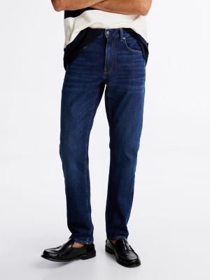 blue mercer regular straight leg jeans for men tommy hilfiger