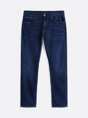 jeans mercer regular fit dritti blu da uomini tommy hilfiger