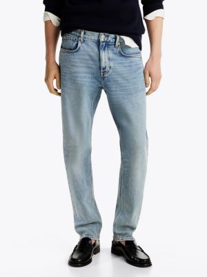 jeans mercer regular fit dritti blu da uomini tommy hilfiger