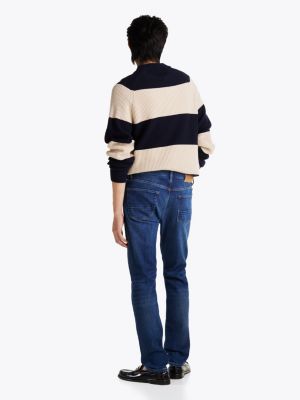 blue th flex bleecker slim jeans for men tommy hilfiger