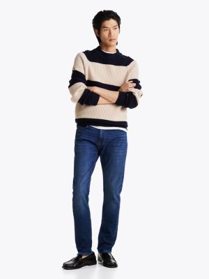 jean slim bleecker th flex blue pour hommes tommy hilfiger