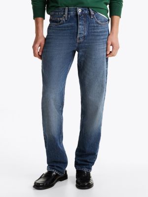 blue mercer regular straight leg jeans for men tommy hilfiger