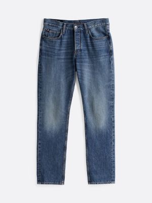 blue mercer regular straight leg jeans for men tommy hilfiger