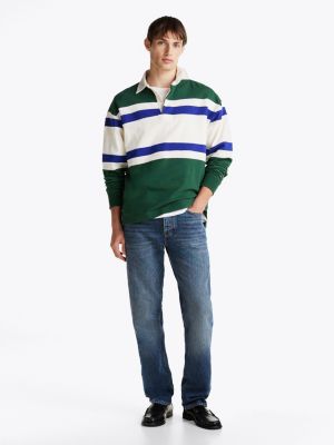 vaqueros mercer rectos de corte regular blue de hombres tommy hilfiger