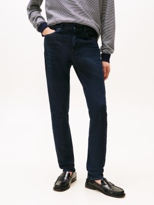 blue bleecker slim straight leg jeans for men tommy hilfiger