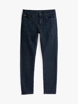 blue bleecker slim straight leg jeans for men tommy hilfiger