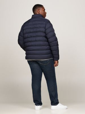 blue plus water repellent padded jacket for men tommy hilfiger