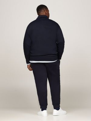 blue plus mock turtleneck sweatshirt for men tommy hilfiger