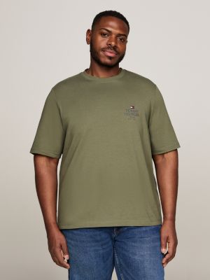 Green tommy hilfiger t shirt hotsell