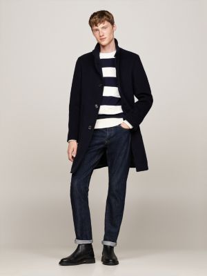 Mens overcoat casual best sale