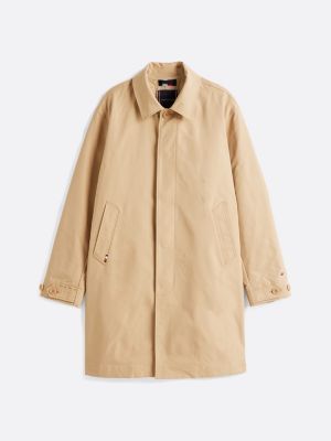 beige 3-in-1 oversized car coat for men tommy hilfiger