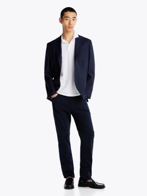 chino denton respirant blue pour hommes tommy hilfiger