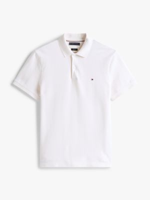 multi slim fit poloshirt mit tommy-bündchen für herren - tommy hilfiger
