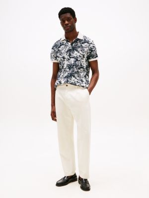 multi regular fit tropical print polo shirt for men tommy hilfiger