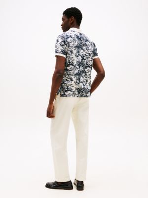 multi regular fit tropical print polo shirt for men tommy hilfiger