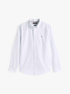 white th flex regular fit print shirt for men tommy hilfiger