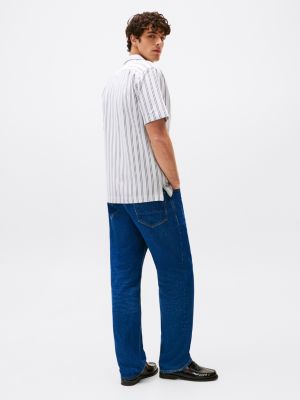 multi regular fit kurzarmhemd mit streifen für herren - tommy hilfiger