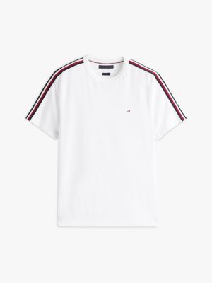 multi global stripe sleeves t-shirt for men tommy hilfiger