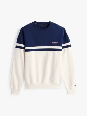 multi hilfiger monotype pullover für herren - tommy hilfiger