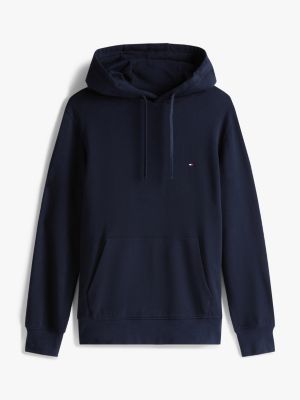 blue global stripe drawstring hoody for men tommy hilfiger