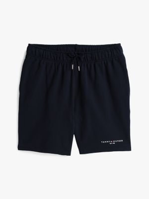 blau sweat-shorts mit logo für herren - tommy hilfiger