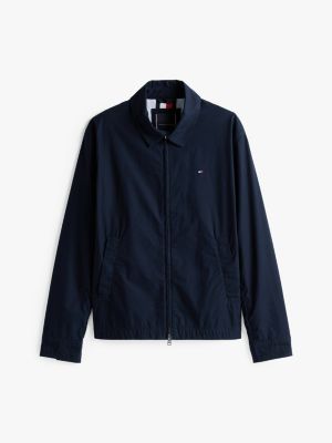 blau leichtgewichtige regular fit ivy jacke für herren - tommy hilfiger